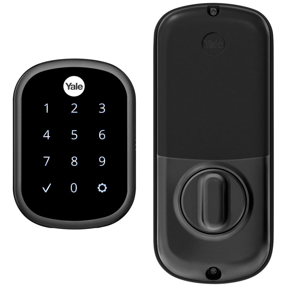 Marketing image of the Yale Real Living YRD156 Touchscreen Deadbolt – Z-Wave Plus | YRD156-ZW2