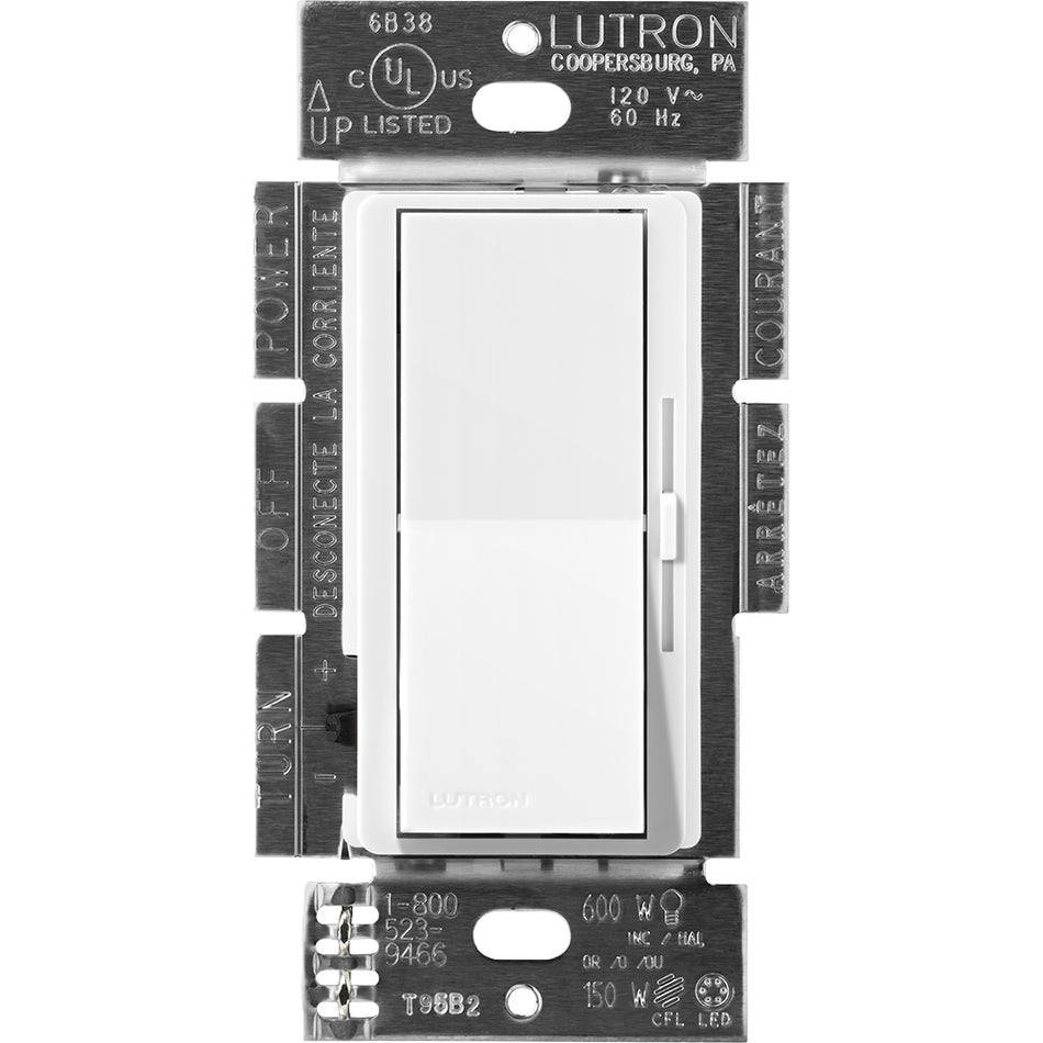 Lutron Diva ELV Dimmer Switch - 300W Electronic Low Voltage, Single Pole | DVSCELV-300P