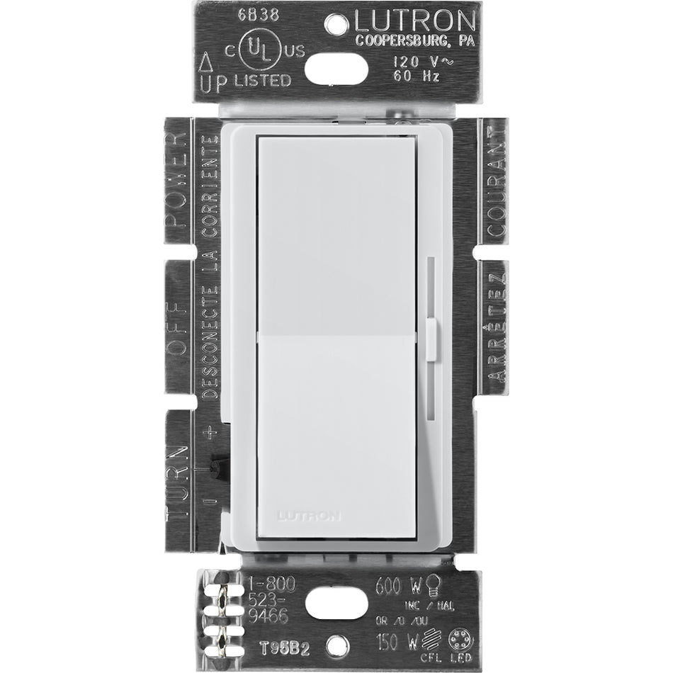 Lutron Diva ELV Dimmer Switch - 300W Electronic Low Voltage, 3-Way Capable | DVSCELV-303P