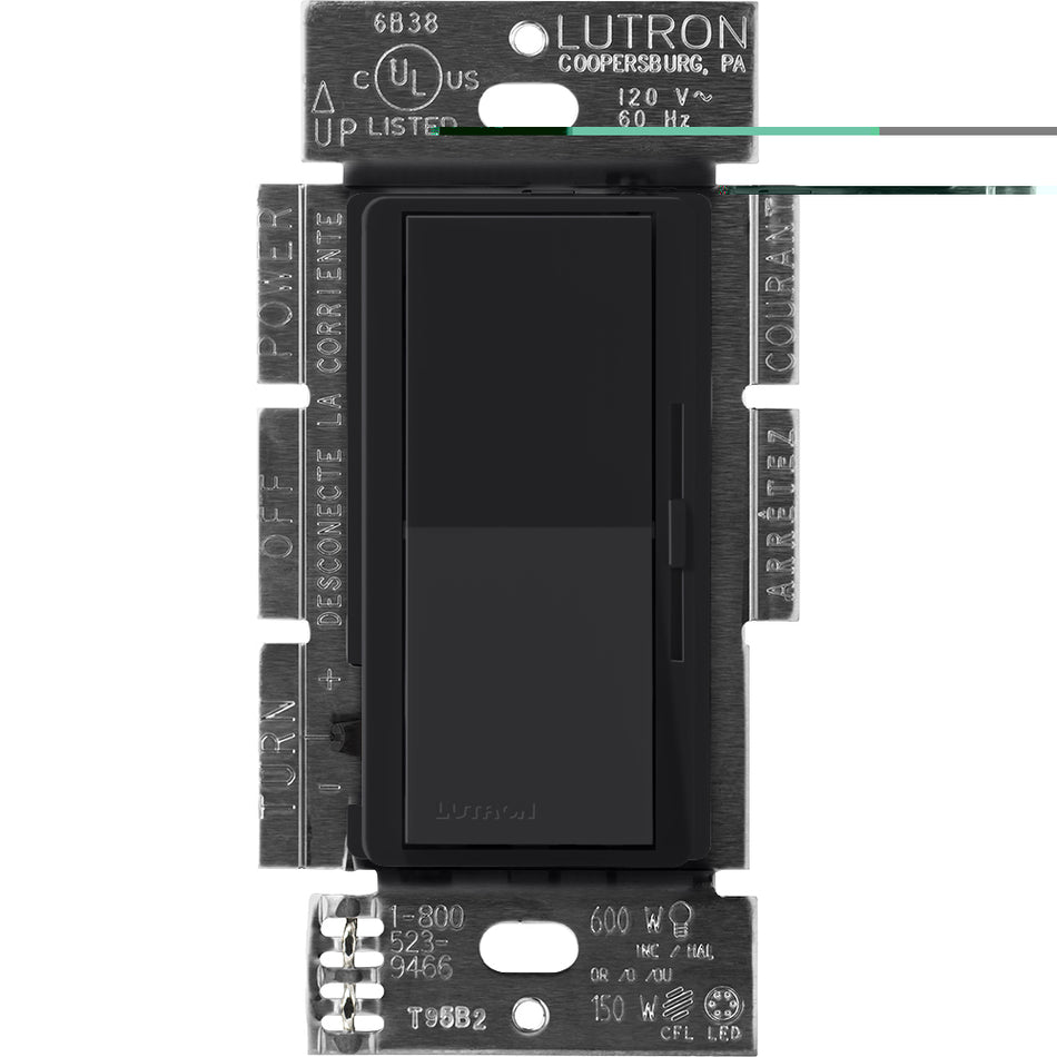 Lutron Diva MLV Dimmer Switch - 1000VA Magnetic Low Voltage, 3-Way | DVSCLV-103P