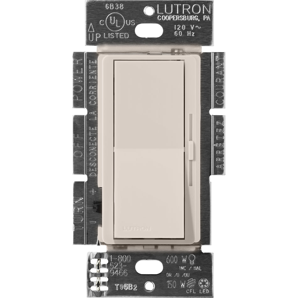 Lutron Diva MLV Dimmer Switch - 1000VA Magnetic Low Voltage, Single Pole | DVSCLV-10P