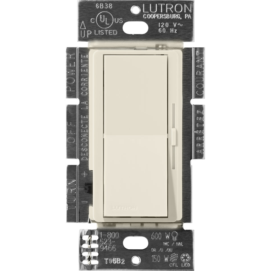 Lutron Diva Reverse-Phase Dimmer - optimized for ELV and LED+ Loads | DVSCRP-253P