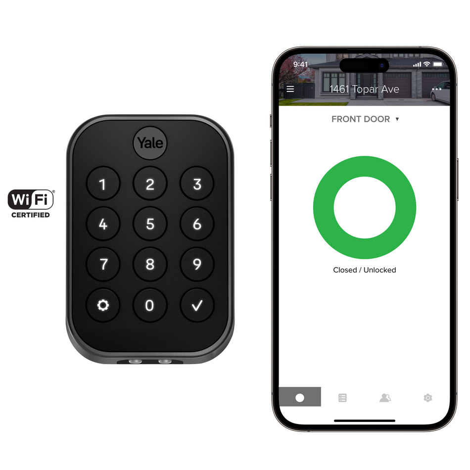 Marketing image of the Yale Assure Lock 2 Key-Free Keypad Deadbolt – Wi-Fi | YRD430-WF1