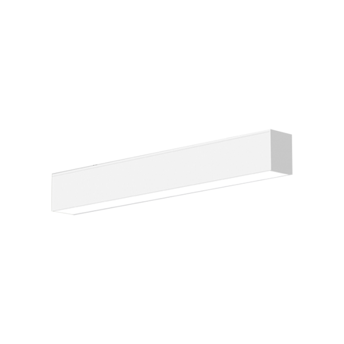 Array - 2FT Architectural Strip Fixture - Selectable Wattage 10/13/15W - Selectable CCT 3000/3500/4000/5000K - 130lm/W - 120-347V — Finish: White
