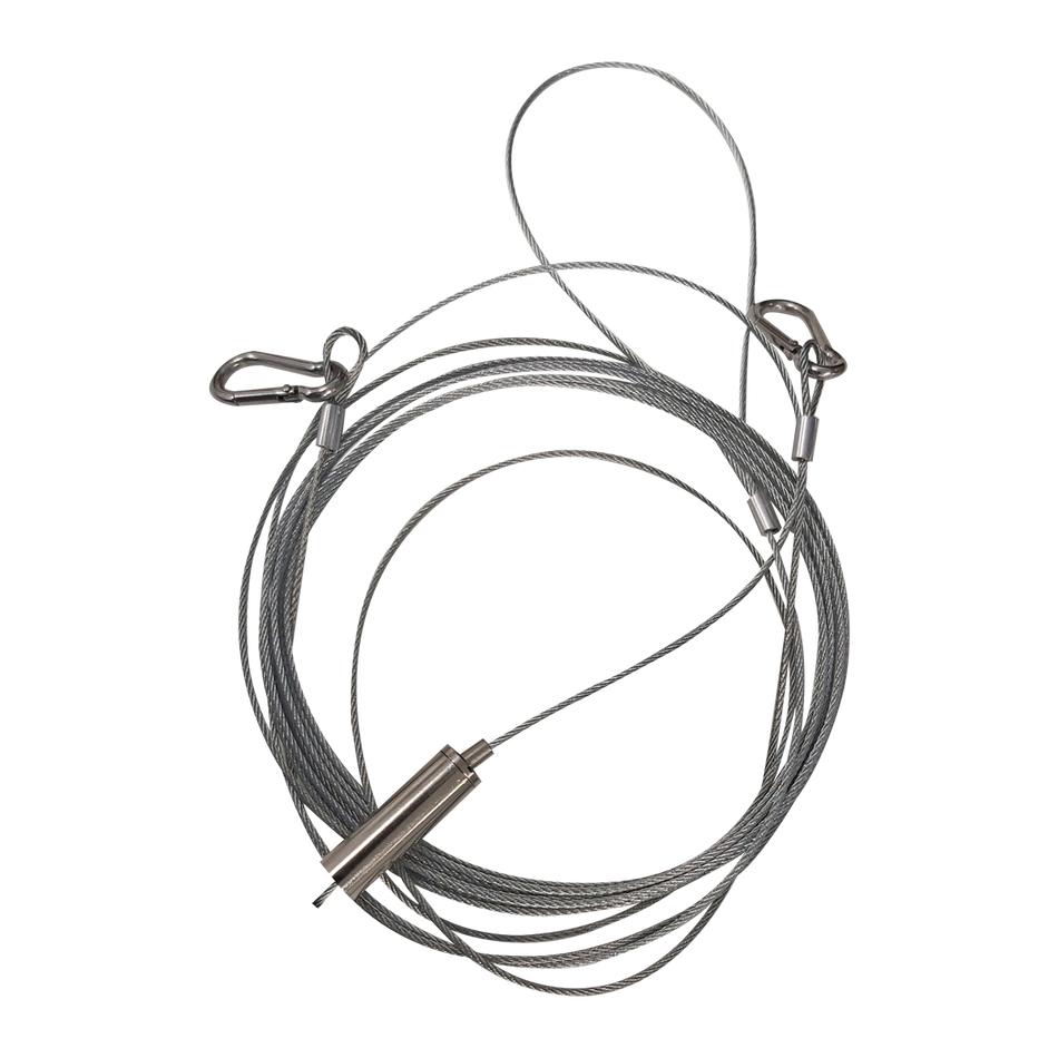 10FT Suspension kits for suspended fixture installation — Title: Default Title