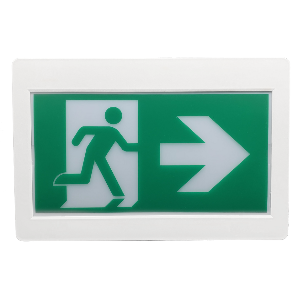 Product Display Visual of the SKU: RENO-RMS-U for Marketing of theReno LED Running Man Sign | 120Mins Battery Back-up | RENO-RMS-U