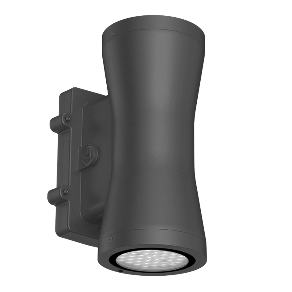 Reno Clessidra - 7" Up/Down/Up&Down Wall Sconce - Selectable Wattage 18/30/45/60W - Selectable CCT 30/40/50K - 120-347V - Silver Finish | RENO-CYDL-MW-DV-MCCT-7-HL-SLV