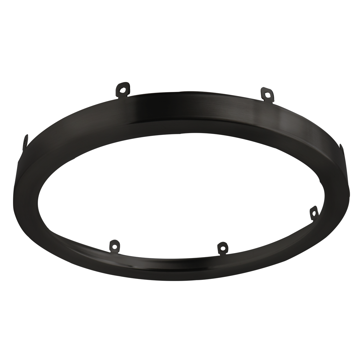 Product Display Visual of the SKU: RENO-S7RT-BK for Marketing of theReno 7" Round trim for Slim Surface | RENO-S7RT | RENO-S7RT