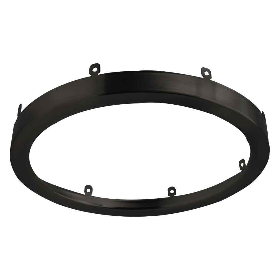 Product Display Visual of the SKU: RENO-S7RT-BK for Marketing of theReno 7" Round trim for Slim Surface | RENO-S7RT | RENO-S7RT