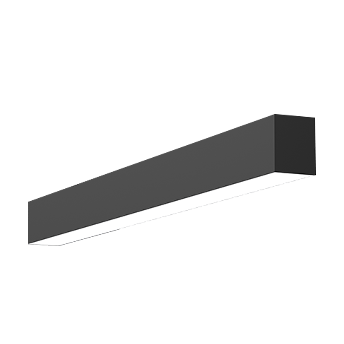 Array - 2FT Architectural Strip Fixture - Selectable Wattage 10/13/15W - Selectable CCT 3000/3500/4000/5000K - 130lm/W - 120-347V — Finish: Black