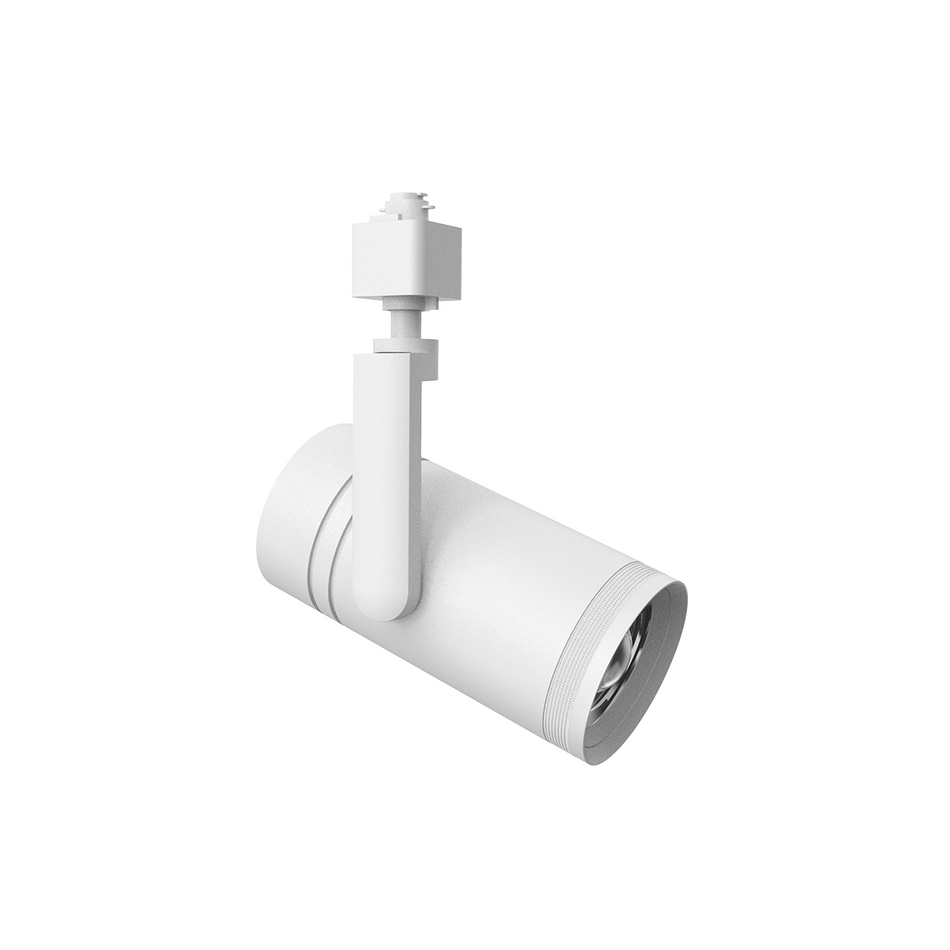 Story - 20W Track Head - Selectable CCT 2700/3000/3500/4000/5000K - H-Type - Angle Adjustable - 120V — Finish: White