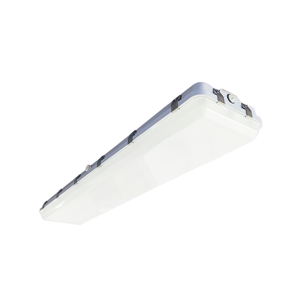 Reno Mako - 4FT VAPOR TIGHT HIGHBAY Generation 2 | Selectable Wattage 145/175/220W | 160LM/W | Selectable CCT 35K/40K/50K | 120-347V | - Selectable Wattage 145/175/220W - 160LM - Selectable CCT 35K/40K/50K - 120-347V | RENO-WLVP4-MW-DV-MCCT-G2