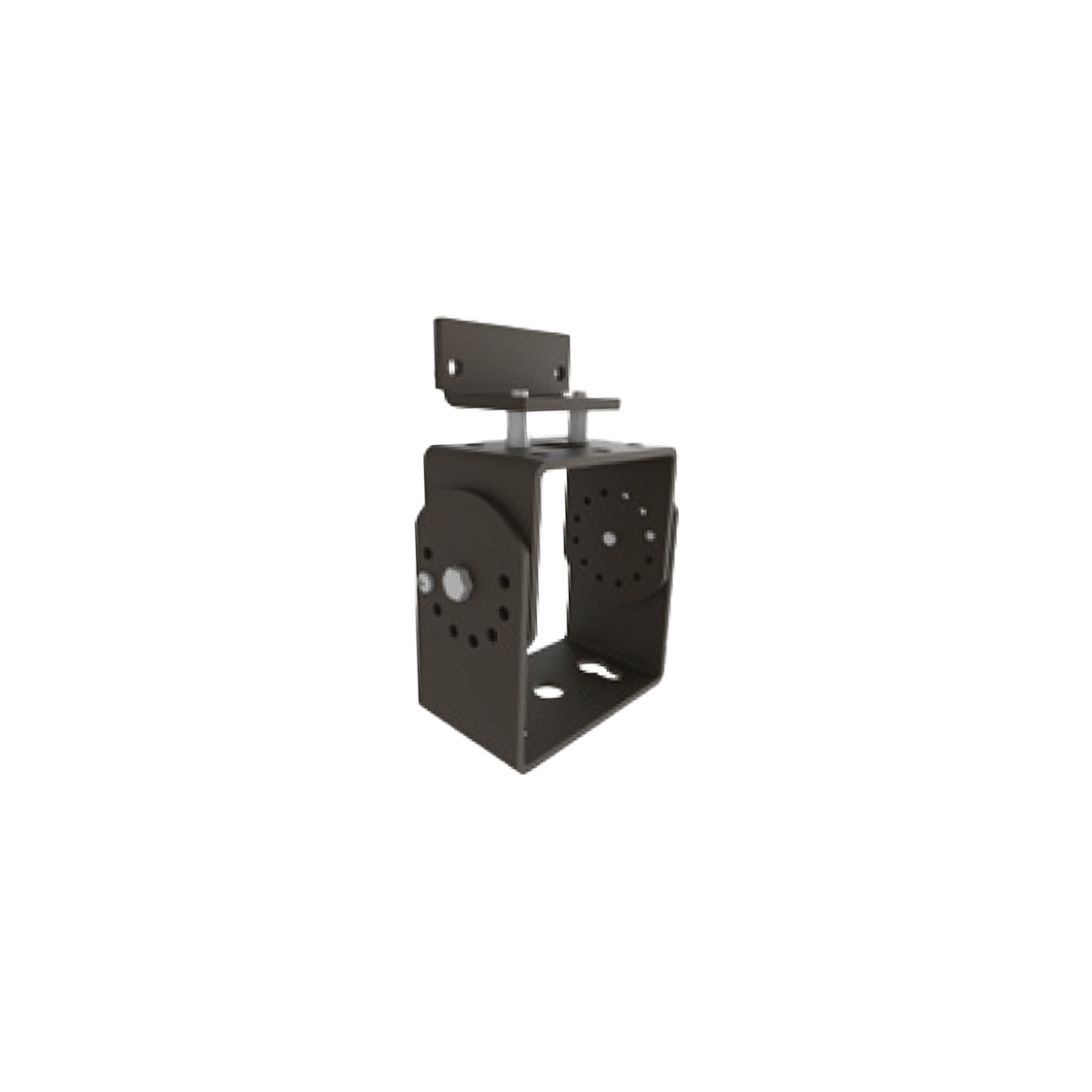Reno Aries - Trunnion/U Bracket for Shoebox — Color: Black