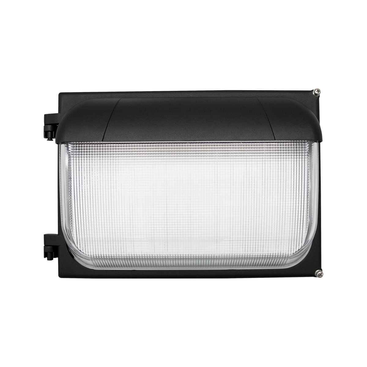 Aerion - Traditional Slim Wall Pack R1 - Selectable Wattages 20/40/60W - Selectable CCT 3000/4000/5000K - 120-347V - Black Finish — Reflector: R2