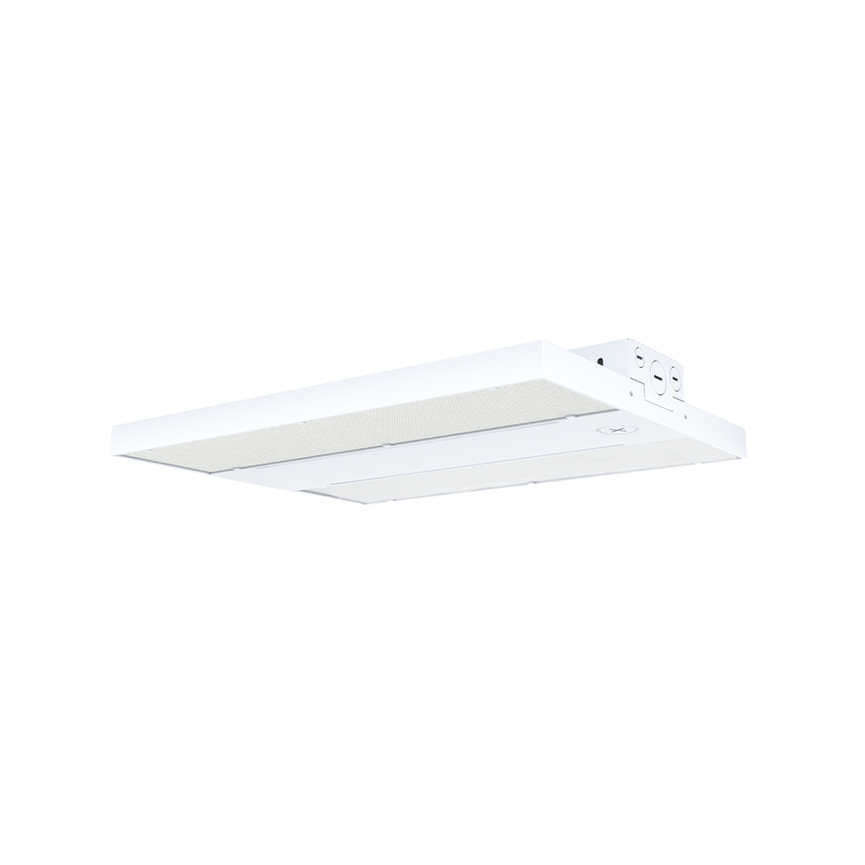 Apex - ECO Linear Highbay R1 - Selectable Wattage 80/100/120W - Selectable CCT 35/40/5000K - 120-347V - 10FT Cord & 6FT Suspension Chain Included — Reflector: R1
