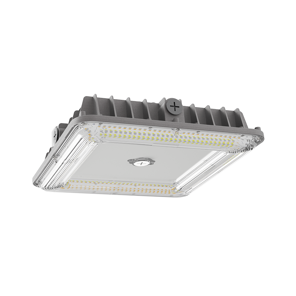 Reno FLARE Square LED Canopy Light Selectable 45-75W Black | RENO-SCP ...