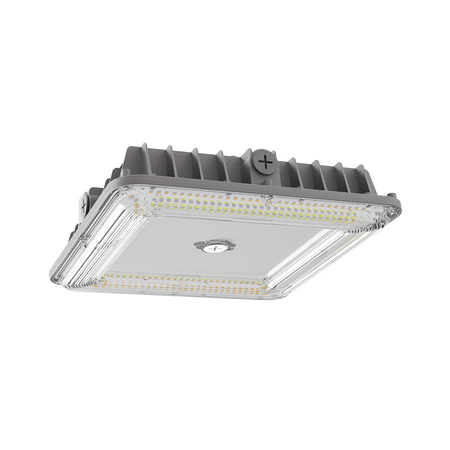 Flare - Square Canopy R2 - Selectable Wattage 45/55/65/75W - Selectable CCT 30/40/5000K - 120-347V - Black Finish — Title: Default Title