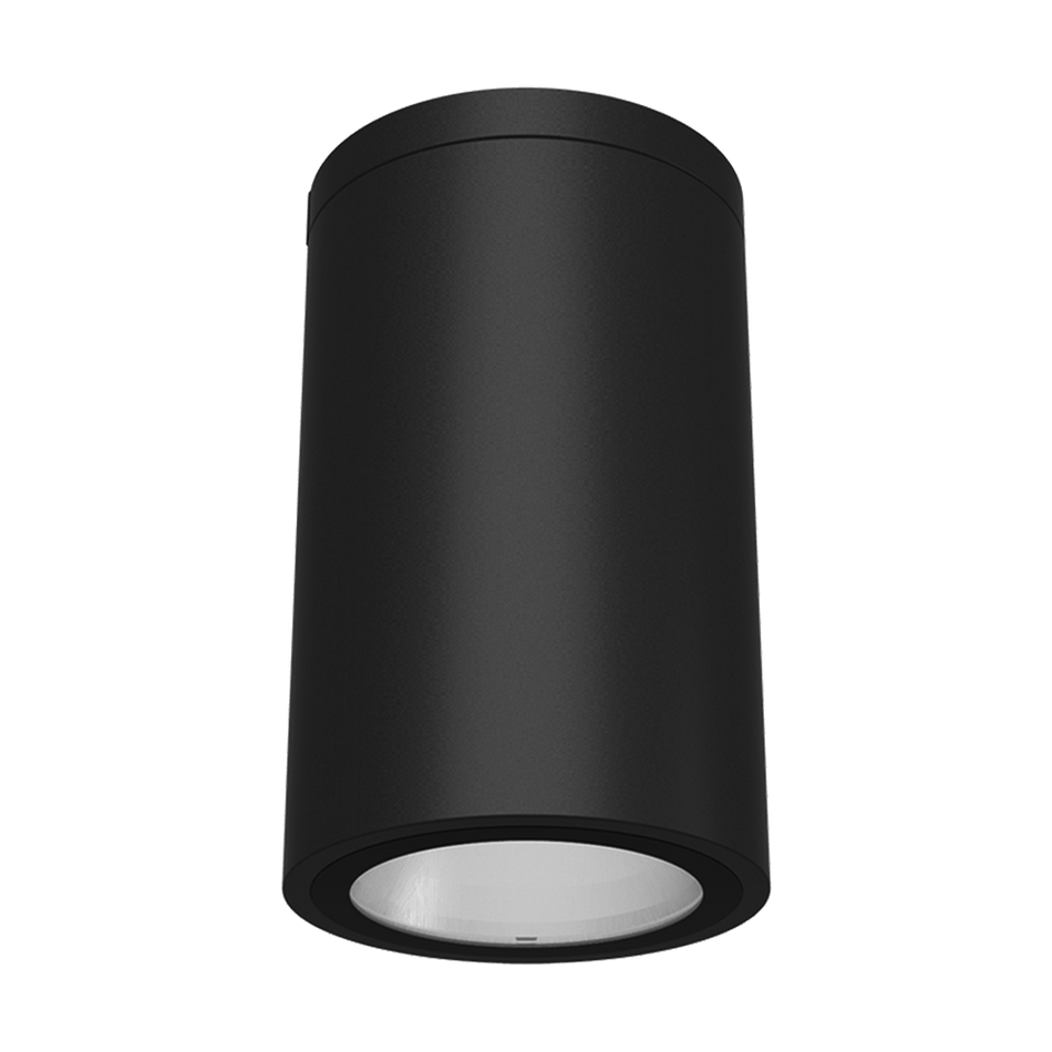 Arte - 6" Ceiling Mount Cylinder Downlight - Selectable Wattage 18/24/30W - Selectable CCT 27/30/35/40/50K - 120-347V — Finish: Black