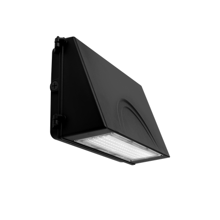 Ops - Architectural Slim Full Cut-off Wall Pack R1 - Selectable Wattage 25/40/60W - Selectable CCT 30/40/50K - 120-347V - Black Finish — Reflector: R2