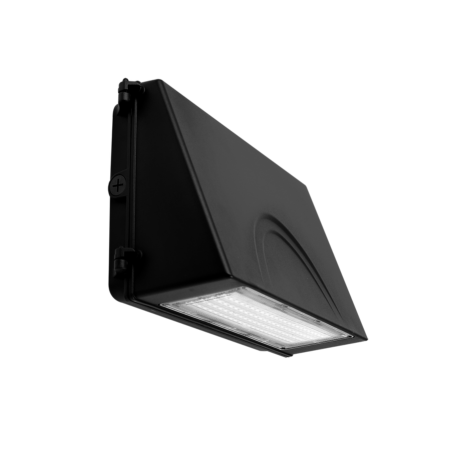 Ops - Architectural Slim Full Cut-off Wall Pack R1 - Selectable Wattage 25/40/60W - Selectable CCT 30/40/50K - 120-347V - Black Finish — Reflector: R2