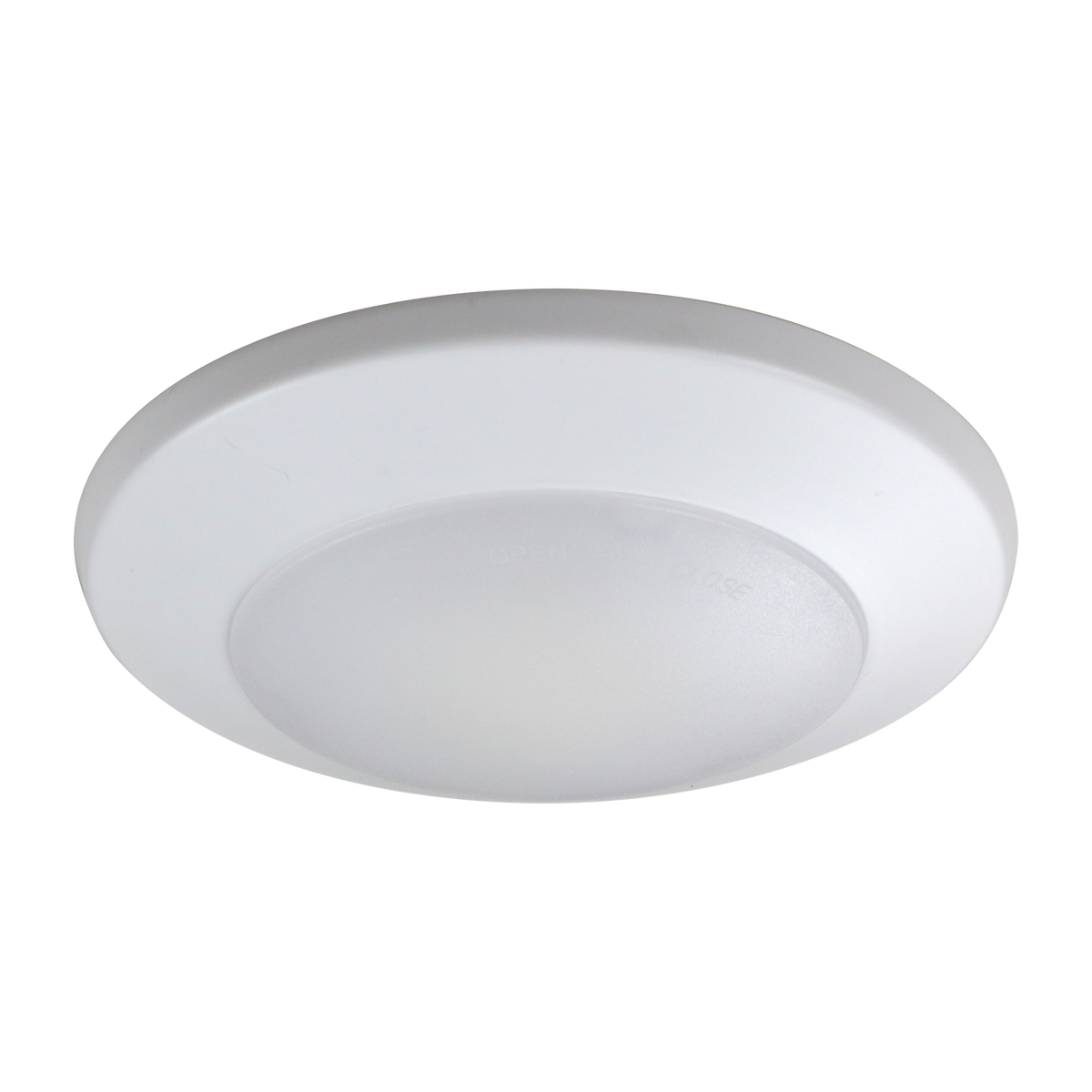 Ilumi - 4" Disk Light - 12W - Selectable CCT 27/30/35/40/5000K - 120V - White Finish — Size: 6"