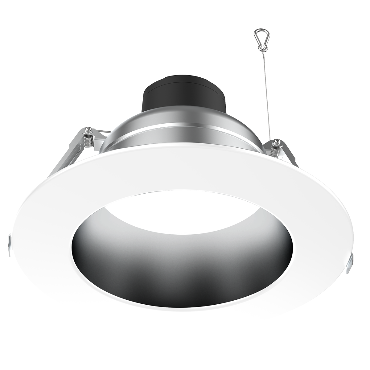 Product Display Visual of the SKU: RENO-DL10-MW-DV-MCCT-AL for Marketing of theReno 10" Aluminum Commercial Downlight

Selectable Wattage 20/30/40W | Selectable CCT 27/30/35/40/50K | 120-347V | 3IN1 Dimming 0-10V/Triac/ELV |White Trim | RENO-DL10-MW-DV-MCCT-AL