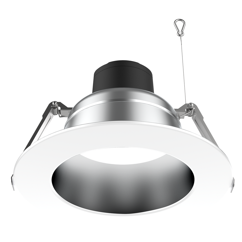 Product Display Visual of the SKU: RENO-DL8-MW-DV-MCCT-AL for Marketing of theReno 8" Aluminum Commercial Downlight

Selectable Wattage 18/27/36W | Selectable CCT 27/30/35/40/50K | 120-347V | 3IN1 Dimming 0-10V/Triac/ELV |White Trim | RENO-DL8-MW-DV-MCCT-AL