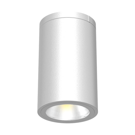 Arte - 6" Ceiling Mount Cylinder Downlight - Selectable Wattage 18/24/30W - Selectable CCT 27/30/35/40/50K - 120-347V — Finish: White