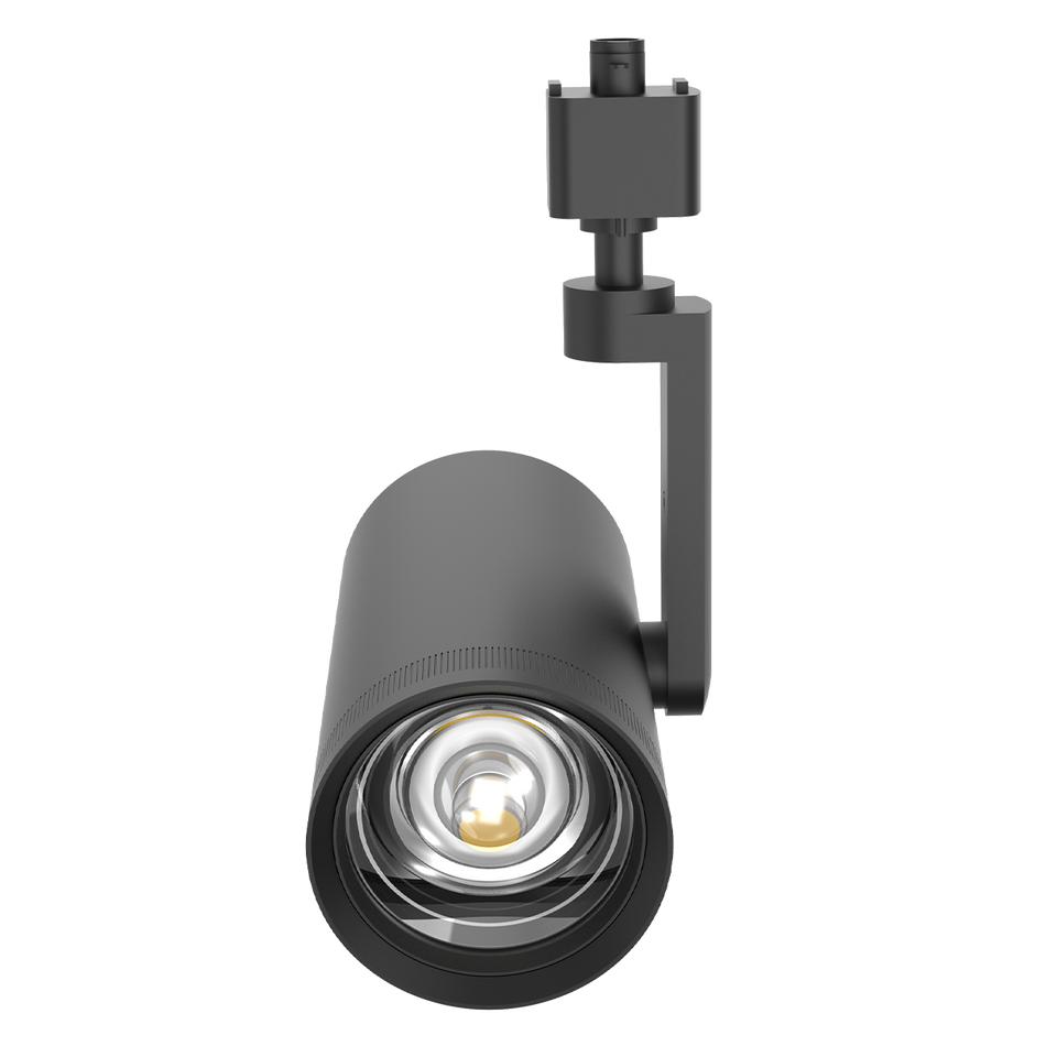 Story - 30W Track Head - Selectable CCT 2700/3000/3500/4000/5000K - H-Type - Angle Adjustable - 120V — Finish: Black