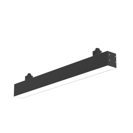 Story - 2FT Track Linear Light - 30W - Selectable CCT 3000/4000/5000K - 120V - H-type — Finish: Black
