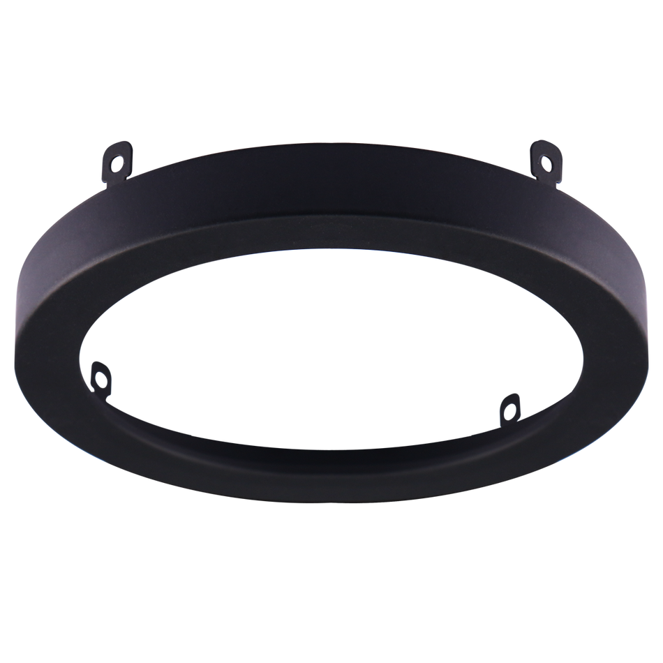 Product Display Visual of the SKU: RENO-S5RT-BK for Marketing of theReno 5" Round trim for Slim Surface | RENO-S5RT | RENO-S5RT