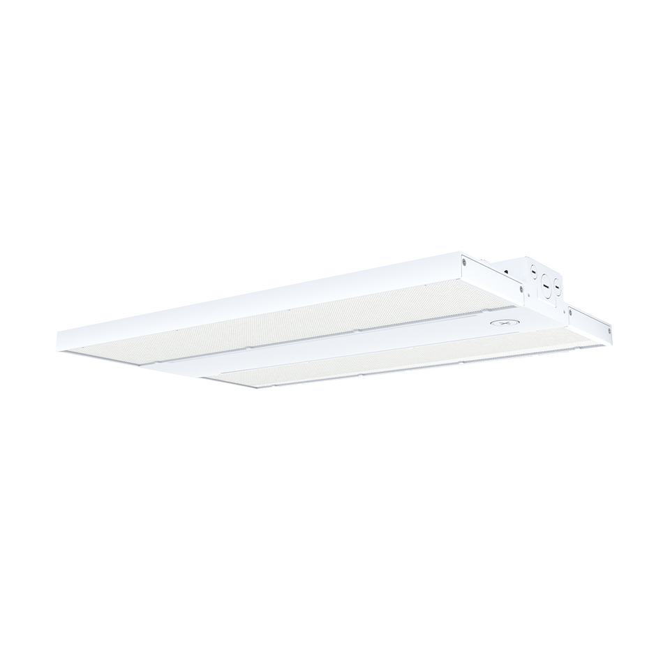 Apex - ECO Linear Highbay R1 - Selectable Wattage 80/100/120W - Selectable CCT 35/40/5000K - 120-347V - 10FT Cord & 6FT Suspension Chain Included — Reflector: R2