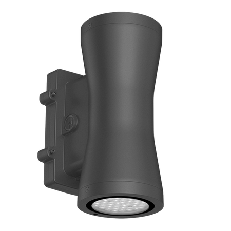 Clessidra - 7" Up/Down/Up&Down Wall Sconce - Selectable Wattage 18/30/45/60W - Selectable CCT 30/40/50K - 120-347V - Silver Finish — Title: Default Title