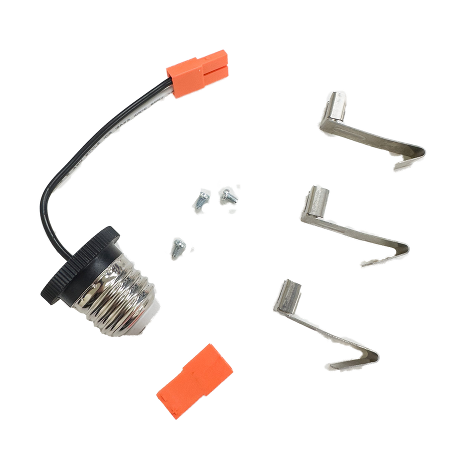 Reno 5/6" Recessed Can Retrofit (E26 Adaptor + Mounting Bracket, components for New Construction & Remodeling) | RENO-RC6