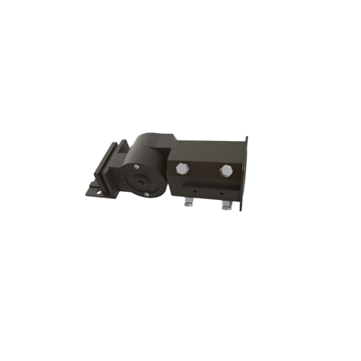 Reno Aries - Slip Fitter for Shoebox Fixture — Color: Black