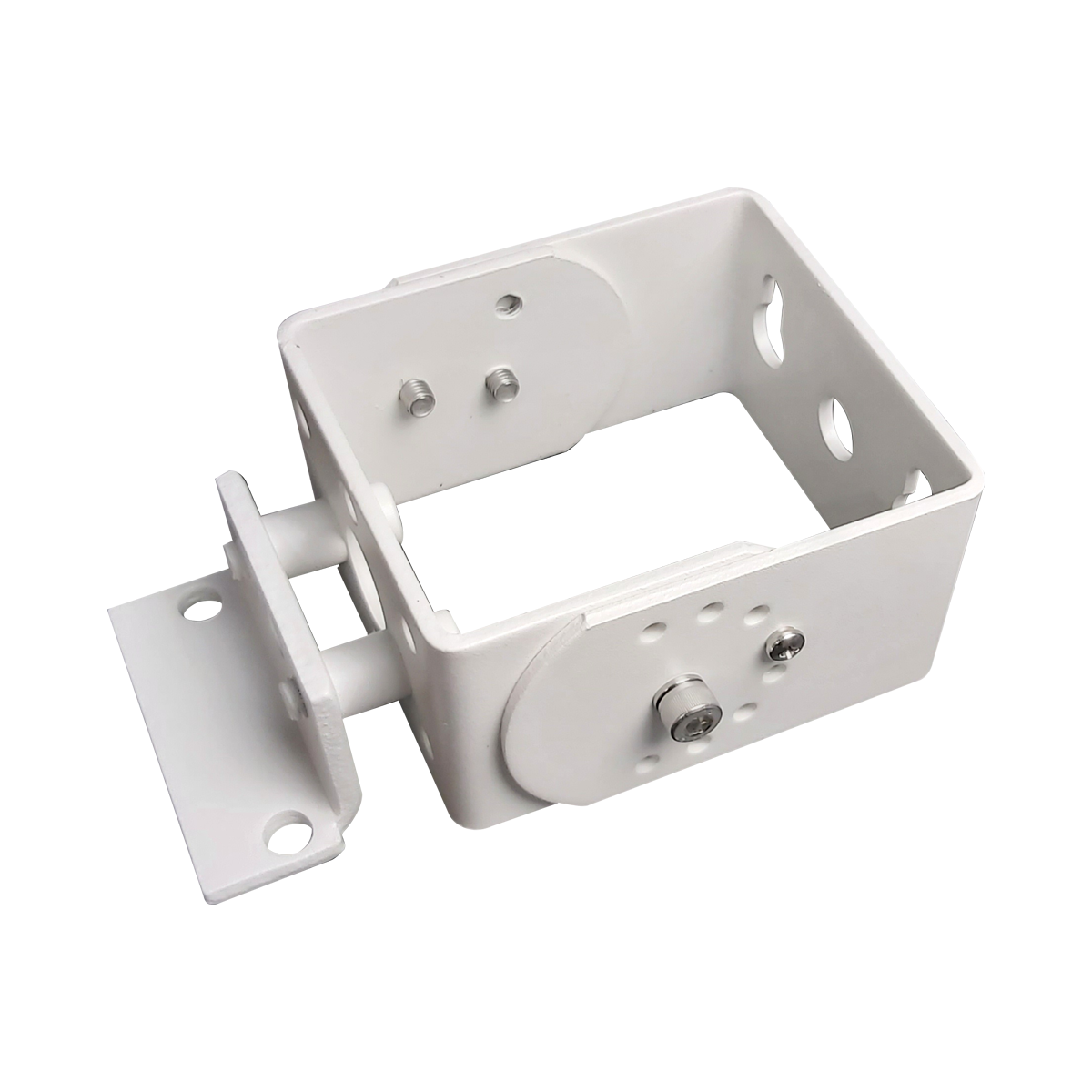 Reno Aries - Trunnion/U Bracket for Shoebox — Color: White