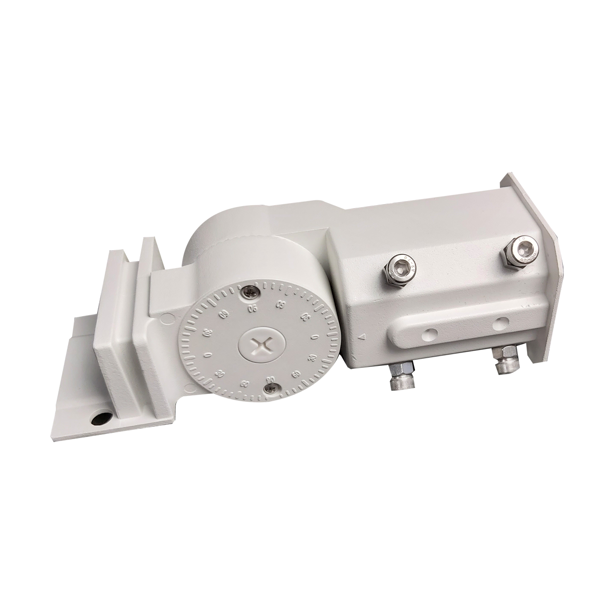 Reno Aries - Slip Fitter for Shoebox Fixture — Color: White