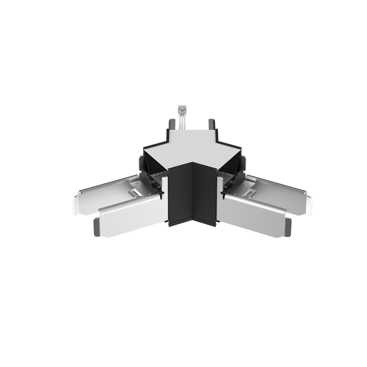 Array - Y Connector for Architectural Strip — Finish: Black