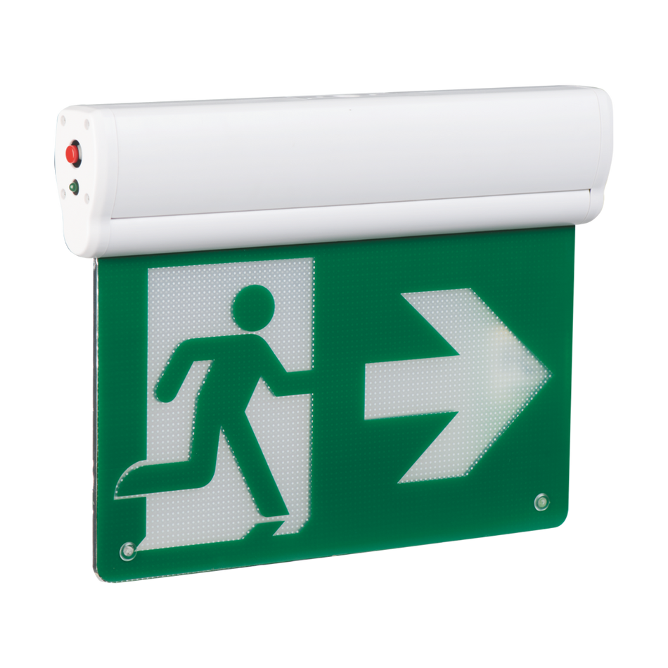 Reno LED Edge-Lit Running Man Sign| 90Mins Battery Back-up | RENO-REL-U