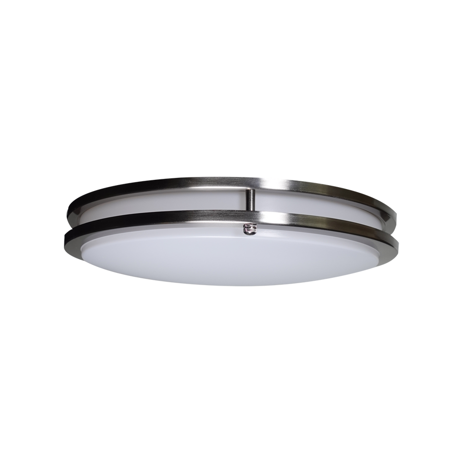 Reno 14" Slim Double Ring Ceiling Fixture 

Selectable Wattage 12/16/22W | Selectable CCT 27/30/35/40/50K | 120V | RENO-CLD-14"-BN-MW-MCCT-G2