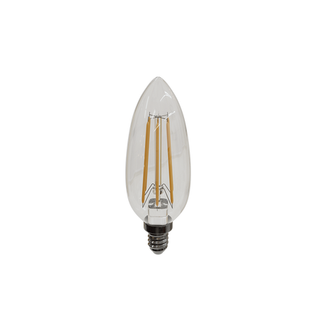 E12 Candle Filament - 5W - 500LM - 2700K - 120V — Title: Default Title