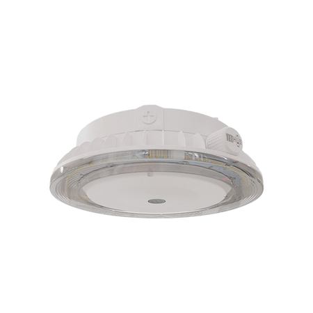 Flare - Slim Round Canopy R1 - Selectable Wattage 25/30/35/40W - Selectable CCT 3000/4000/5000K - 120-347V - White Finish — Title: Default Title