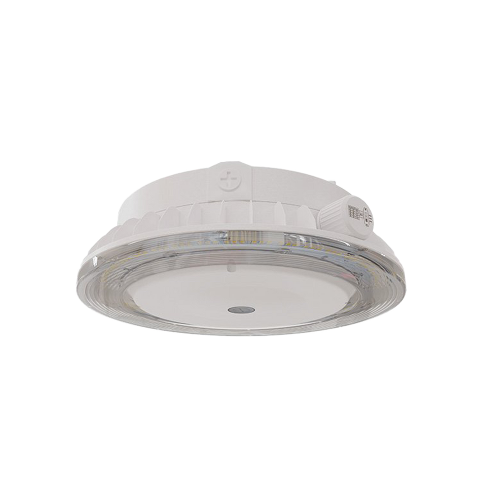 Flare - Slim Round Canopy R1 - Selectable Wattage 25/30/35/40W - Selectable CCT 3000/4000/5000K - 120-347V - White Finish — Title: Default Title