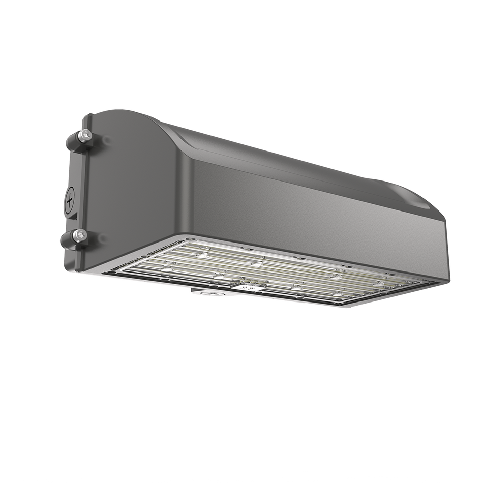 Reno Gemini - CUT OFF Wall Pack R2 - Selectable Wattage 80/100/120W - Selectable CCT 3000/4000/5000K - Includes DC Button Photocell - 120-347V | RENO-CWP-120W-MW-DV-MCCT-R2