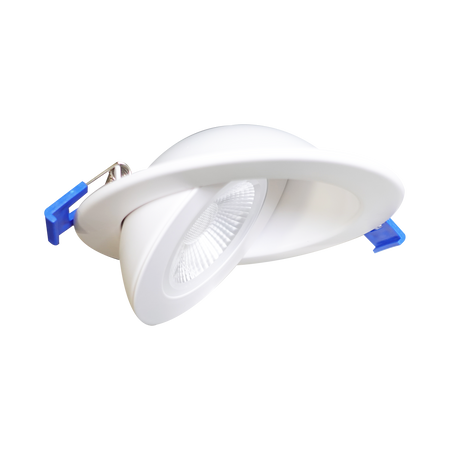 Product Display Visual of the SKU: RENO-LED-4-S9W-FG-5CCT-WH for Marketing of theReno LED Floating Gimbal Pot light 4" | RENO-LED-4-S9W-FG-5CCT | RENO-LED-4-S9W-FG