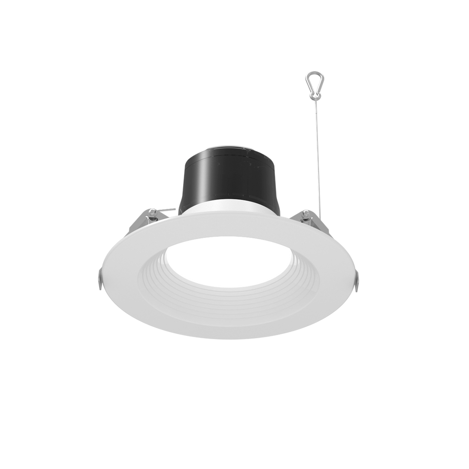 Reno Zeta - 6" Commercial Downlight - Selectable Wattage 10/16/27W - Selectable CCT 2700/3000/3500/4000/5000K - 120-347V - White Finish | RENO-DL6-MW-DV-MCCT-G2