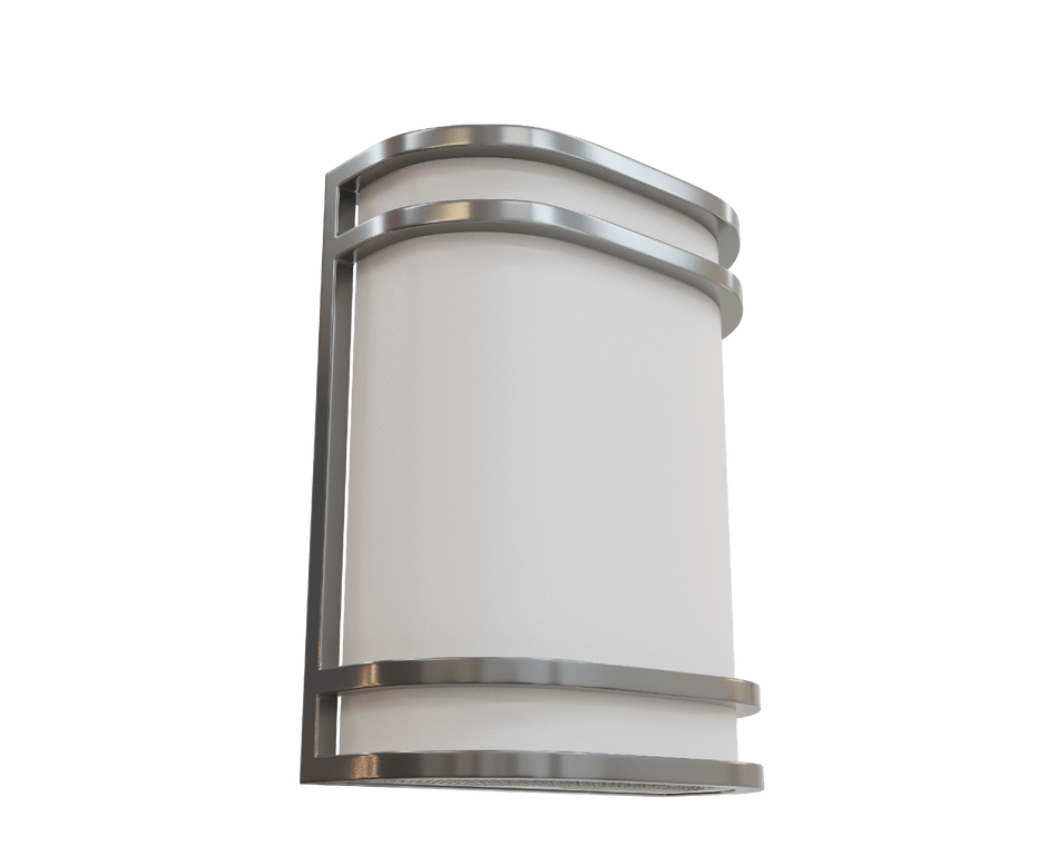 Reno Deco - Brushed Nickel Wall Sconce - Selectable Wattage 11/15/23W - Selectable CCT 3000/4000/5000K - 120V | RENO-WSP-MCCT-MW