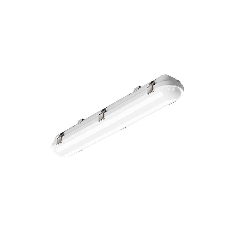 Mako - 2FT ECO Vapor Tight - Selectable Wattage 20/25/35W - Selectable CCT 35K/40K/50K - 120-347V - White Finish — Title: Default Title