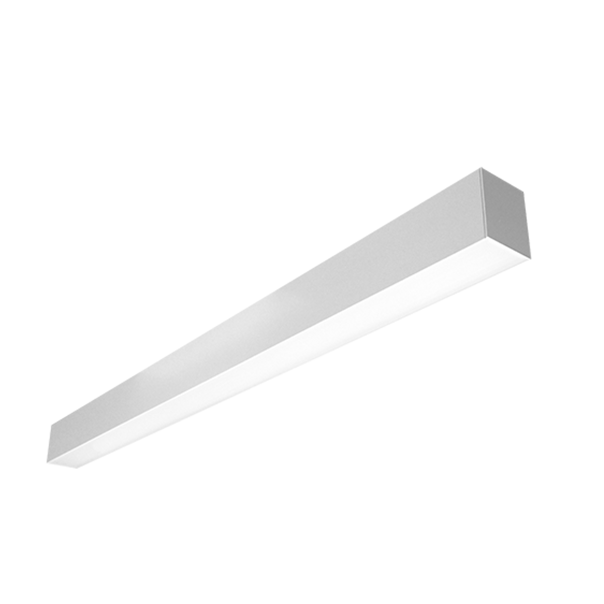 Array - 8FT Architectural Strip Fixture - Selectable Wattage 60/80/100W - Selectable CCT 3000/3500/4000/5000K - 130lm/W - 120-347V — Finish: White