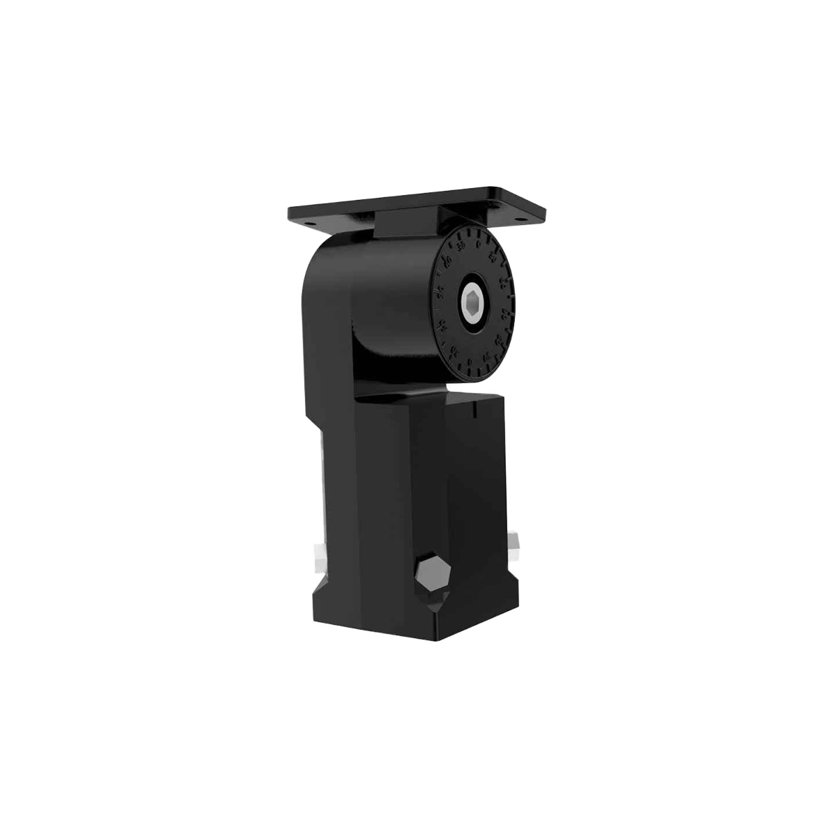 Product Marketing Image of Simply Secured SKU: RENO-FL-R3-SF by Vendor Reno Lighting Product Reno Aries - Slip Fitter Mount Accessory for R3 (R54023) Flood Model - Black Finish | RENO-FL-R3-SF